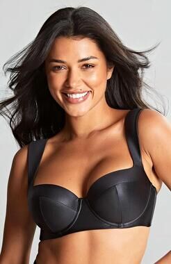 NEW PANACHE bette balcony bikini in obsidian